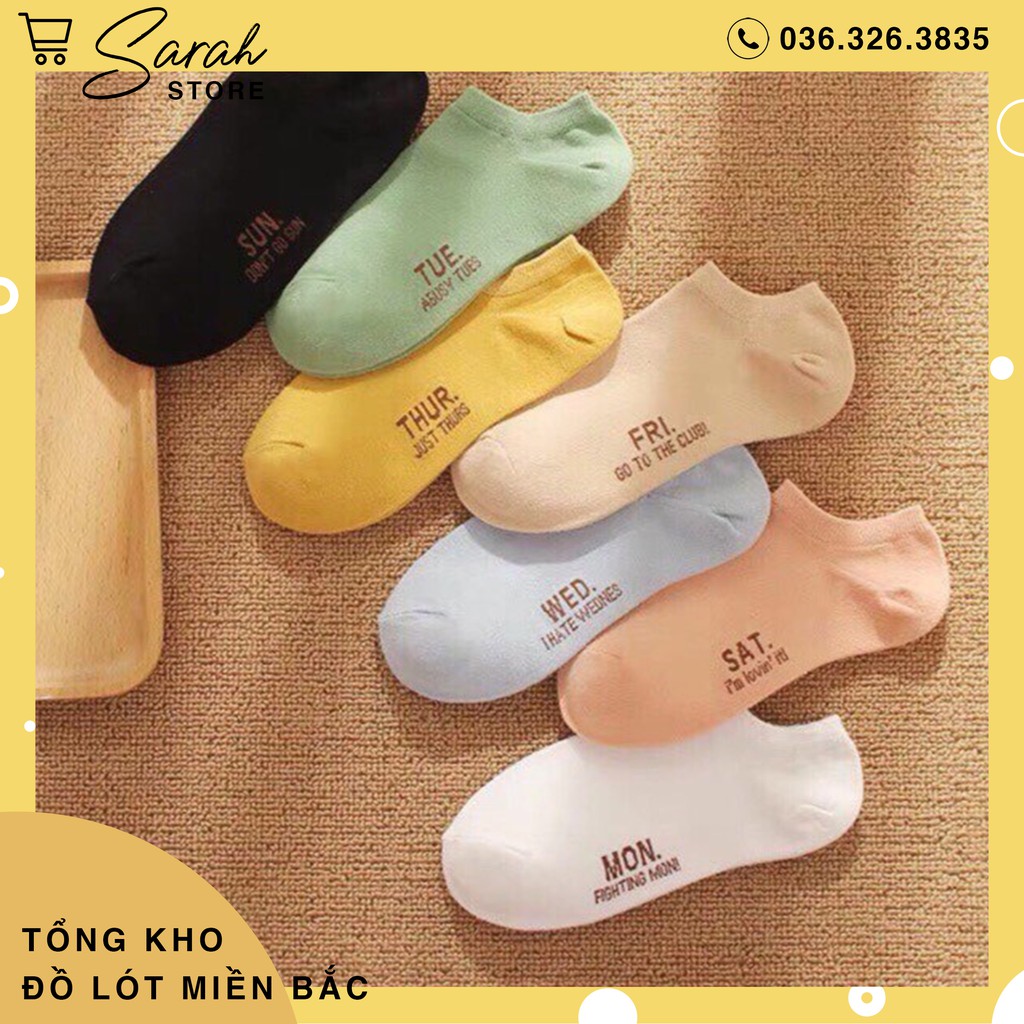 Combo Tất Tuần 7 Đôi 7 Ngày Loại 1 ( Cho Cả Nam Và Nữ )