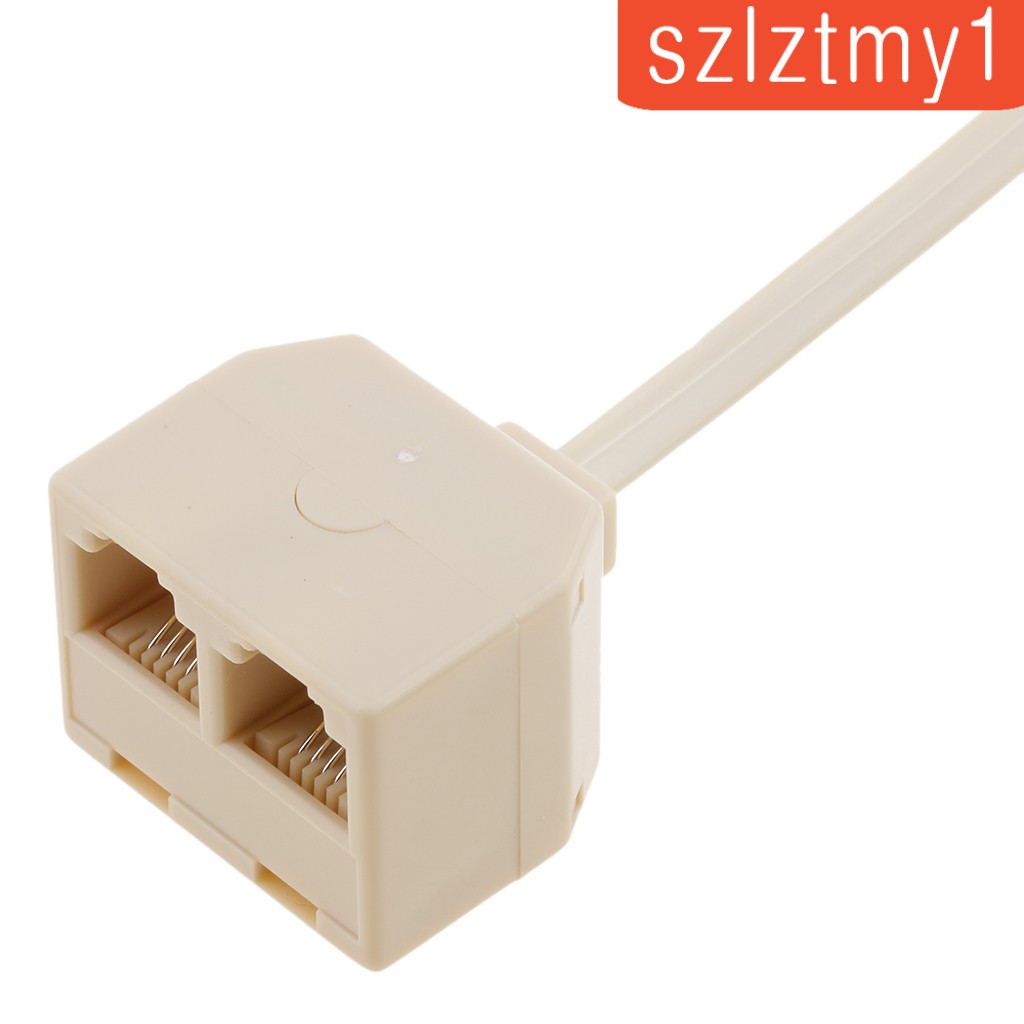 Đầu Chia Dây Cáp Điện Thoại 2 Cổng Rj11 6p4c