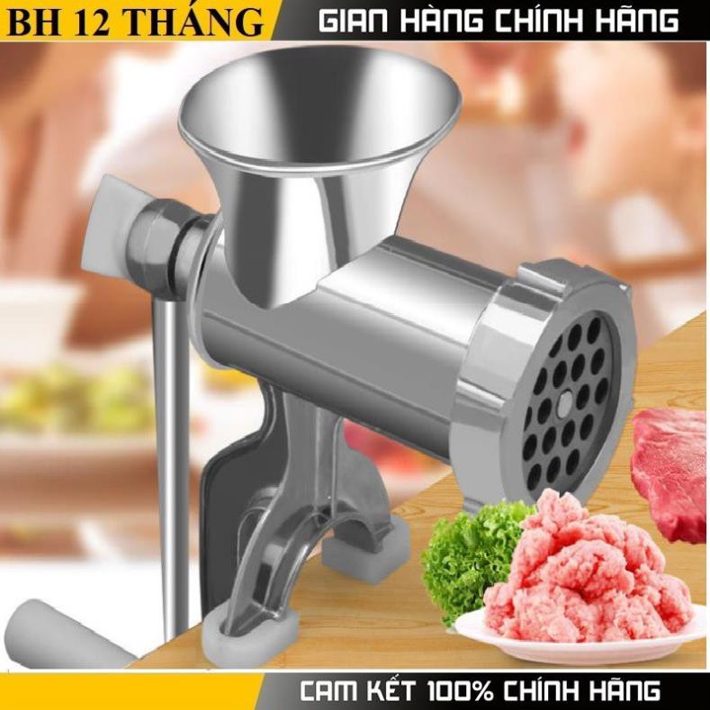 [Mã LIFEXANH03 giảm 10% đơn 500K] Máy xay thịt cầm tay bằng gang sạch đẹp chắc chắn