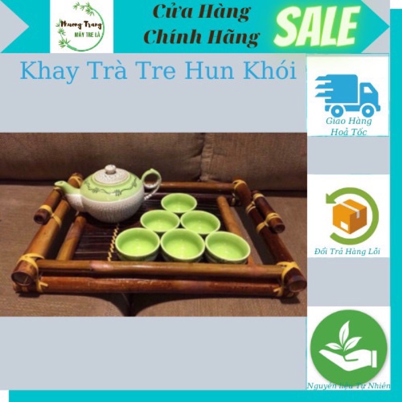 khay tre đựng trà , khay hun khói , khay tre đẹp