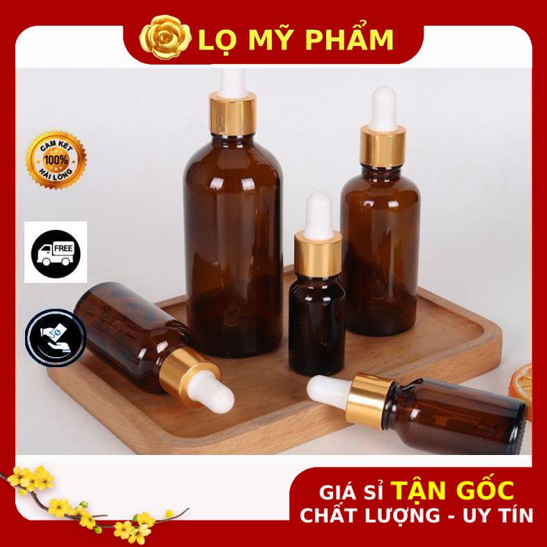 Lọ Chiết Serum ❤ GIÁ TỐT NHẤT ❤ [15ml,20ml,30ml] Lọ đựng tinh dầu bóp giọt Khoen Vàng chiết mỹ phẩm , phụ kiện du lịch