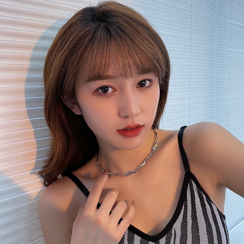 Vòng cổ Thiết Kế Bất Đối Xứng Phong Cách Hip Hop Sang Trọng