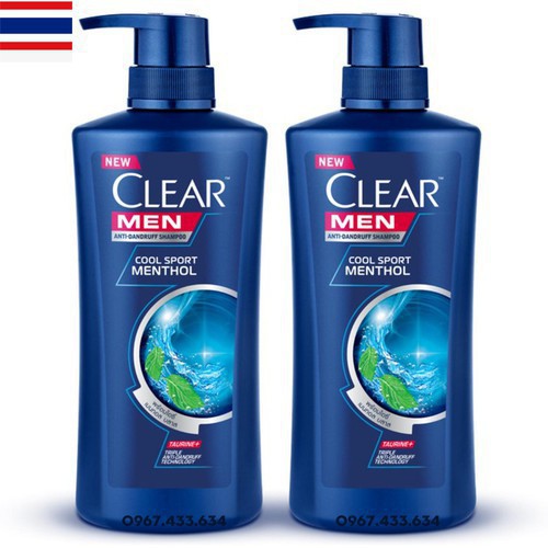 Dầu Gội Đầu Clear Thái Lan, Dầu xả Clear mẫu mới