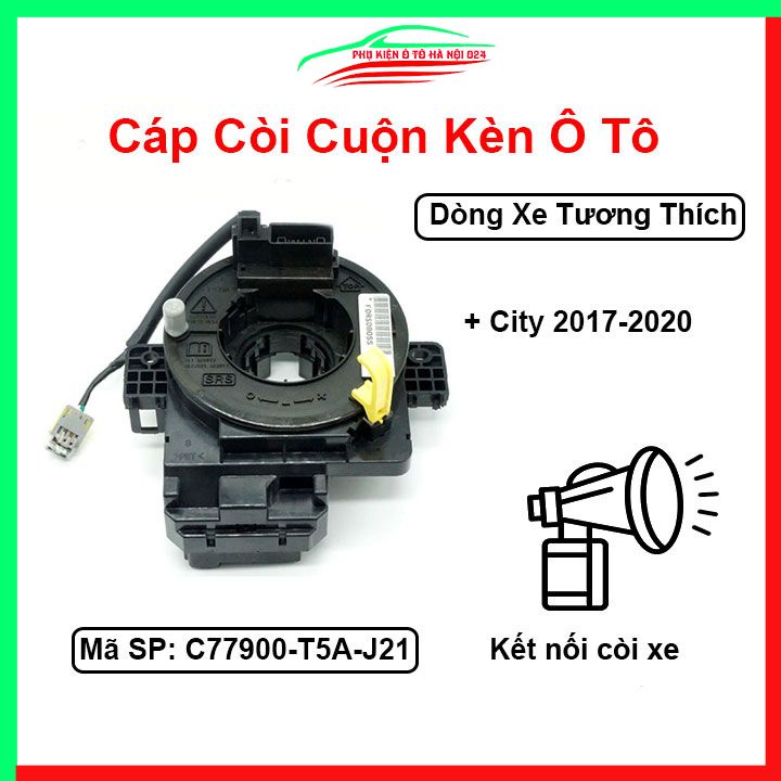 Cáp còi cho xe City 2017-2020 Mã 77900-T5A-J21