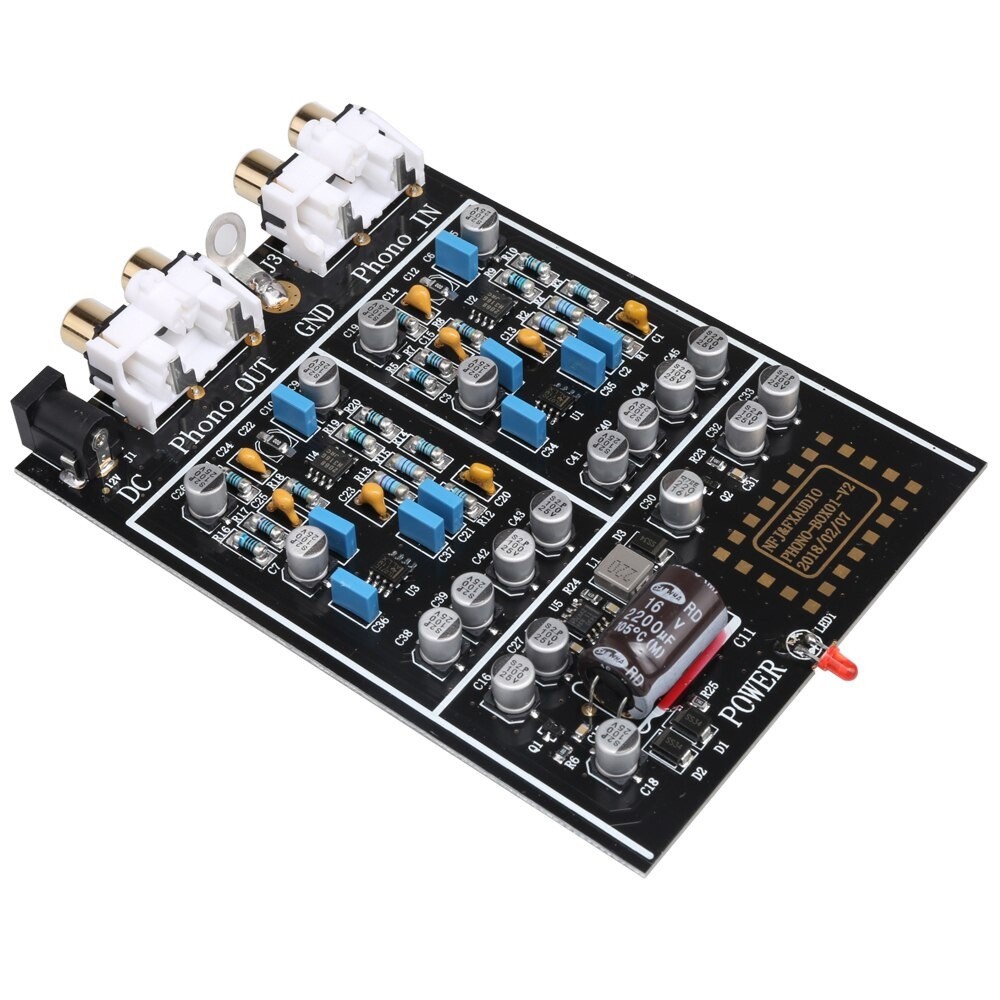 Bộ khuếch đại âm thanh PHONOGRAPHIC Cartridge Preamp FX-Audio BOX01 Mini MM âm thanh HIFI AMP dùng cho đĩa Vinyl