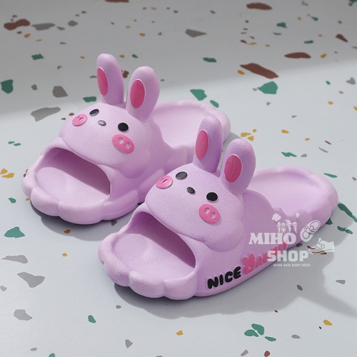 Dép Quai Ngang Thỏ Siêu Nhẹ Cực Xinh Cho Bé