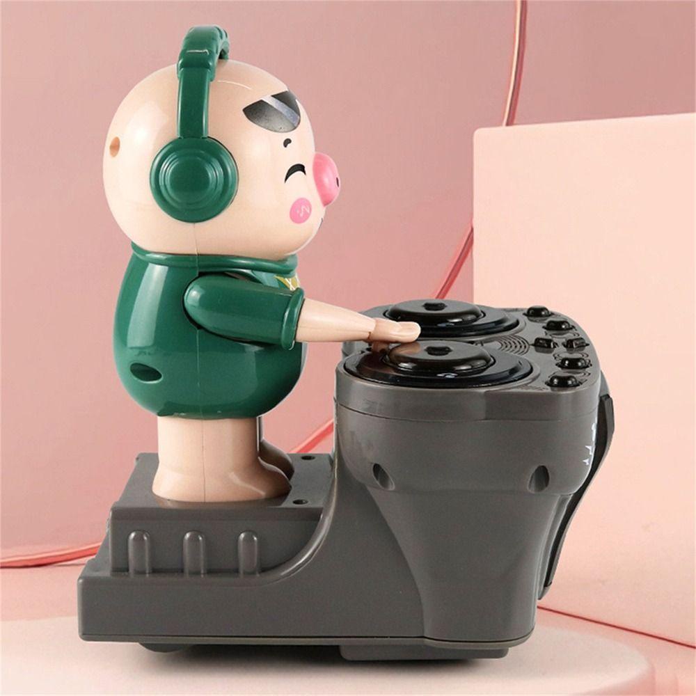 Đồ Chơi Chú Heo DJ REBUY1 Có Đèn Và Nhạc Vui Nhộn Cho Bé Gái