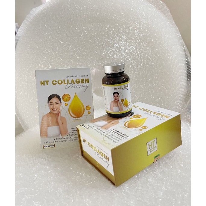 Viên uống trắng da mờ nám tàn nhang HT COLLAGEN BEAUTY 30 viên