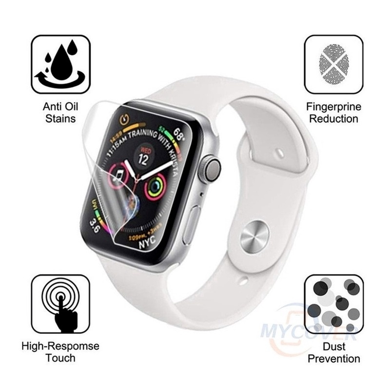 Kính Cường Lực Trong Suốt Bảo Vệ Toàn Màn Hình Cho iWatch Ultra 8 4 5 6 SE 49MM 40MM 44MM 3 2 1 38MM