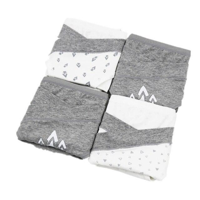 Set 4 Quần Lót Bầu Cạp Chéo Cotton Cao Cấp (4 màu)