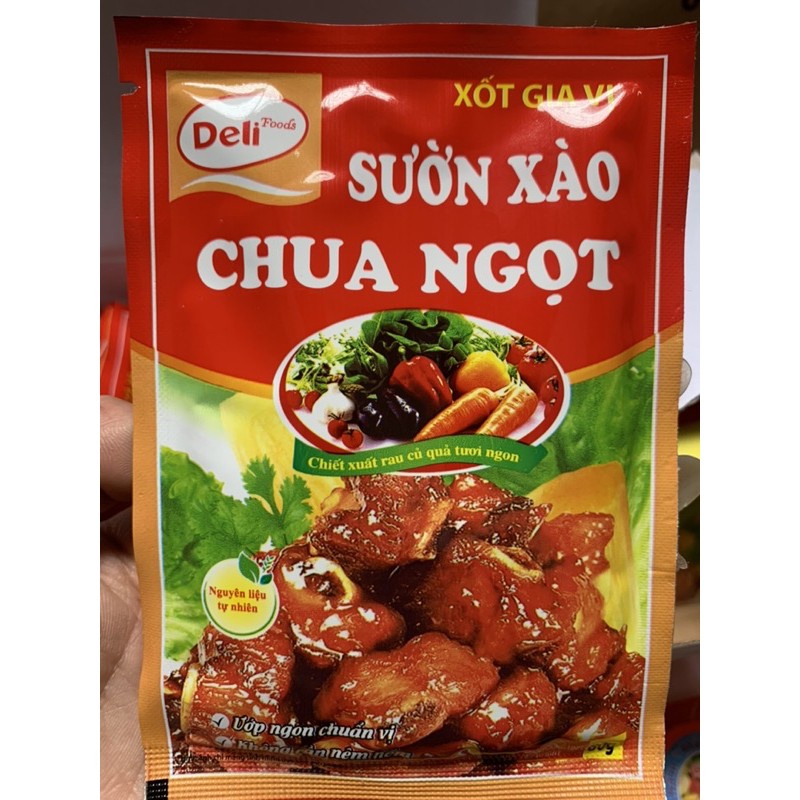 gia vị Deli ướp sẵn sốt thịt nướng / bò kho / sườn xào chua ngọt