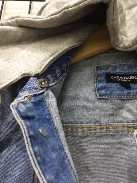 HOT ĐỈNH CAO SALE 10.10 🍀 | BÁN ĐỒ NGON | Áo khoác jeans ZARA có nón tháo rời Chất Đẹp >_> . . . ! . new . new : . ' :