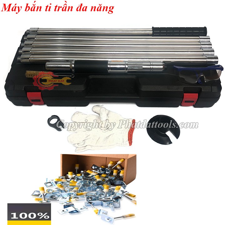 🚚FREESHIP🚚 Máy bắn ti ren trần chuyên dụng thi công điện nước,thạch cao,cứu hỏa,-Chất liệu Inox 304 cao cấp