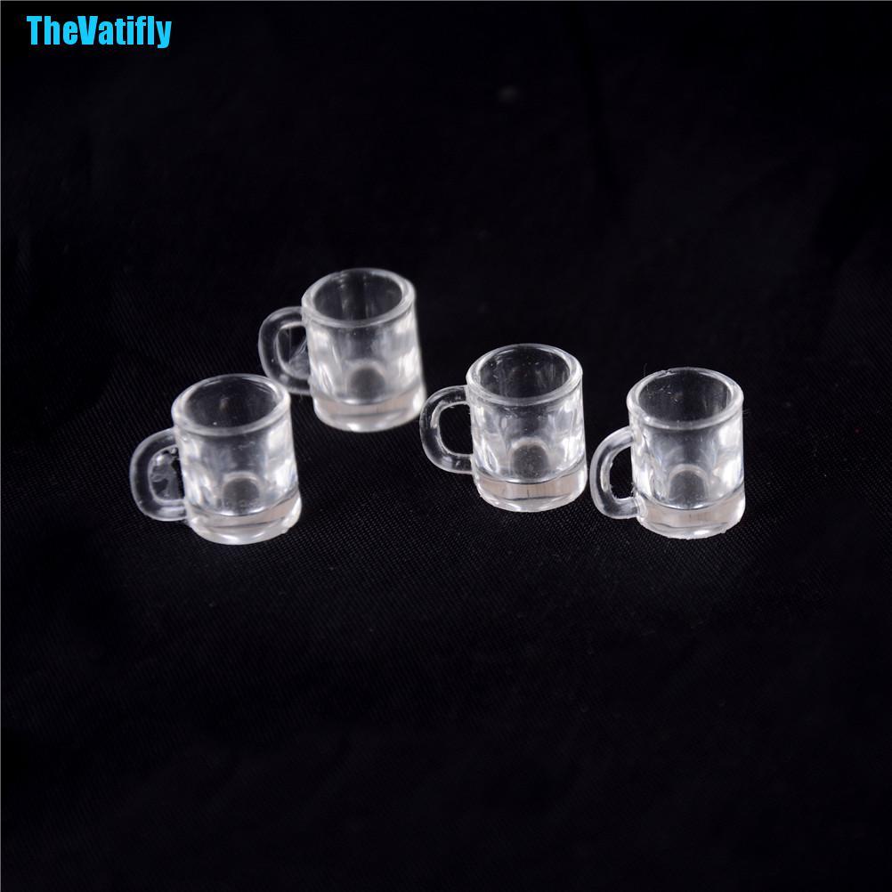 Bộ 4 Ly Uống Bia Bằng Nhựa Kích Thước 1 / 12 Dùng Cho Múa Ba Lê