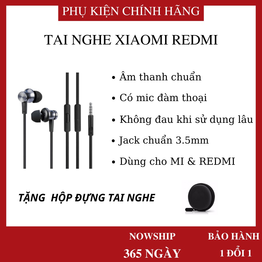 [BẢN QUỐC TẾ] Tai nghe XIAO-MI RED-MI chính hãng 1 đổi 1