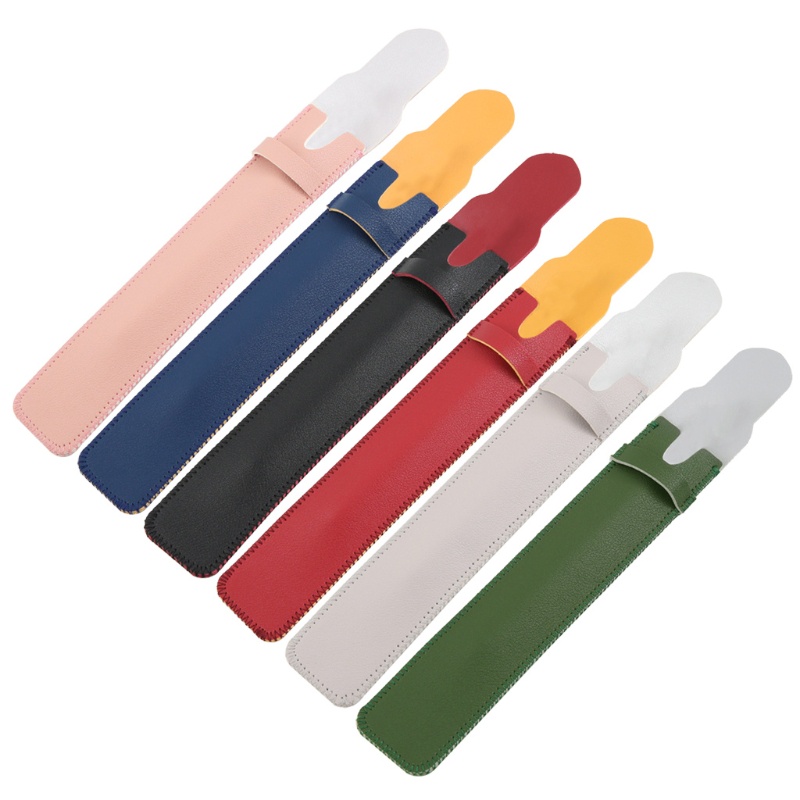 Túi Đựng Bút Chì 1st 2nd Bằng Da Tự Dính Tiện Dụng Cho Nam Và Nữ