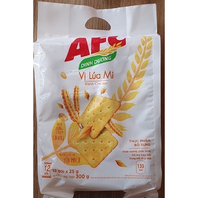 Bánh AFC Mặn Kinh Đô Vị Rau/ Vị Lúa Mì Gói 300g Thơm Ngon Giòn Tan