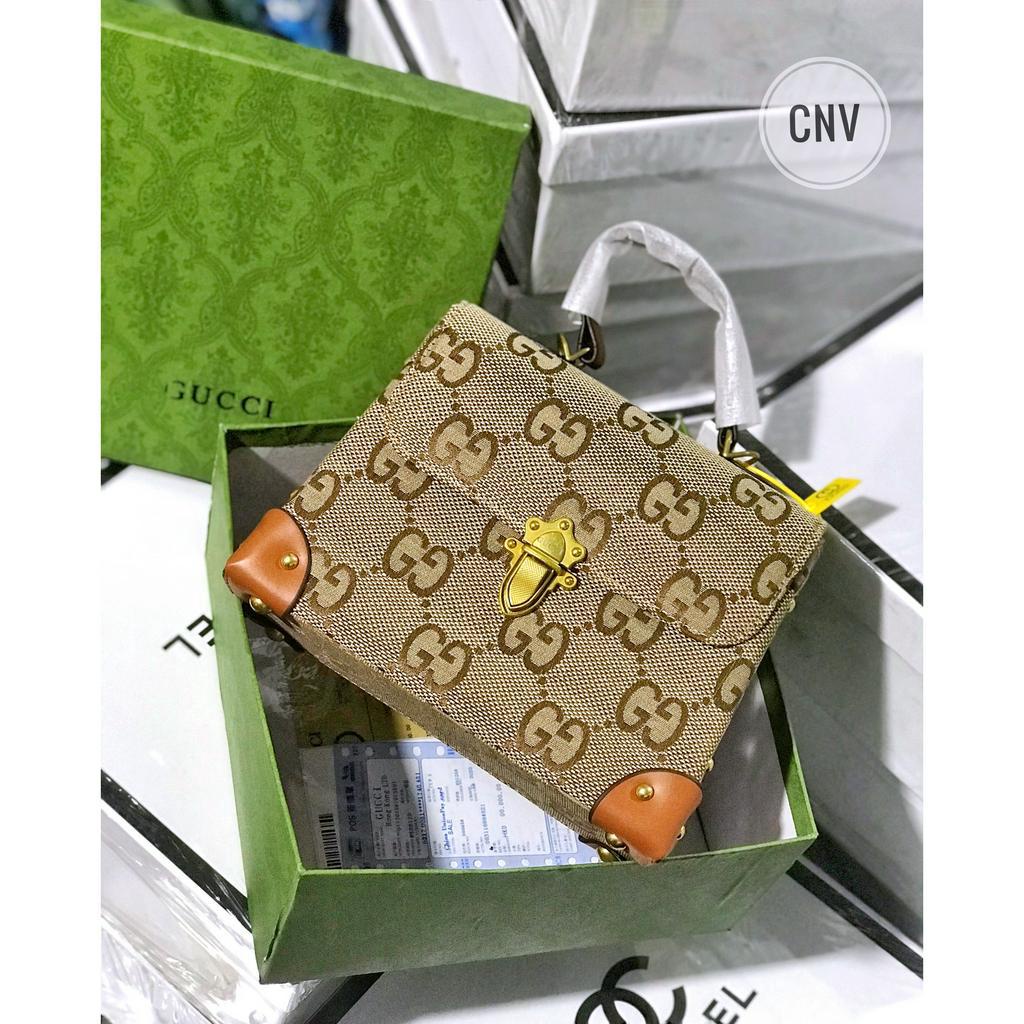 Túi xách nữ công sở hộp hàng siêu vip trần chữ fullbox khóa cài sang chảnh