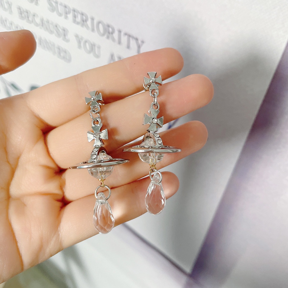 Vòng cổ Mặt Hình Hành Tinh Phong Cách Anime Westwood Vivienne Thời Trang Cá Tính