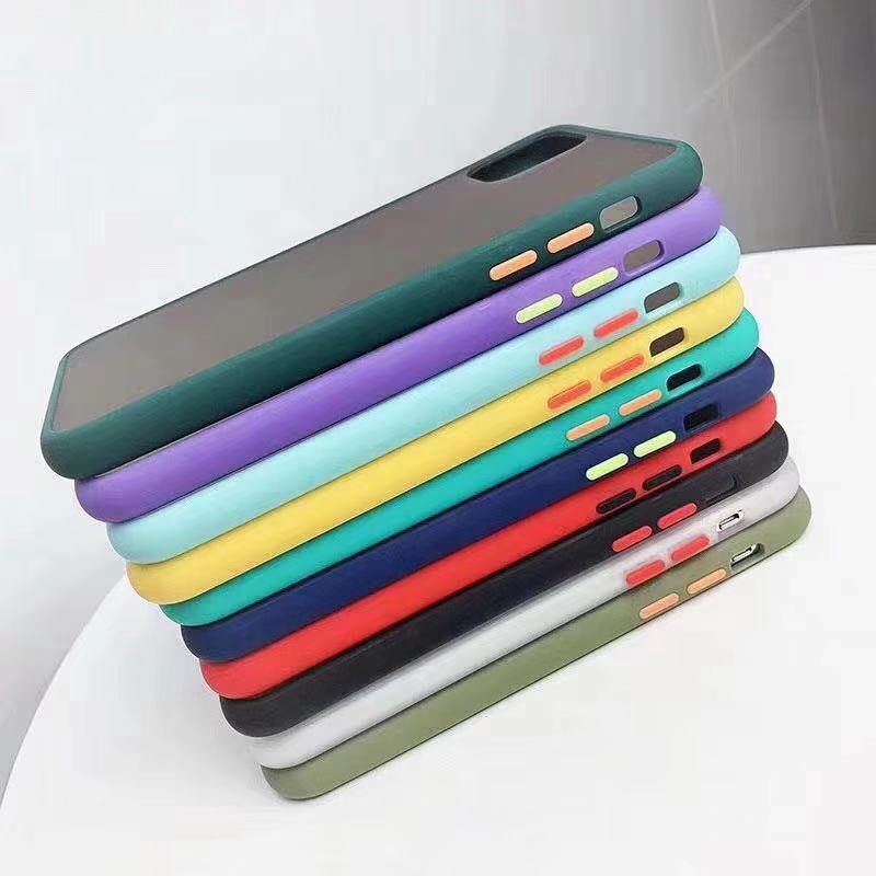 Ốp điện thoại nhám màu 2 trong 1 dành cho Samsung Galaxy A50/A50S/A30S/A70/A70S/A7 2018/A9S/A750/A20S/A10S/A20/A30