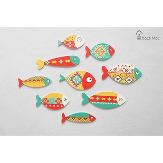 Decor cá dán tường siêu xinh (sỉ inbox)