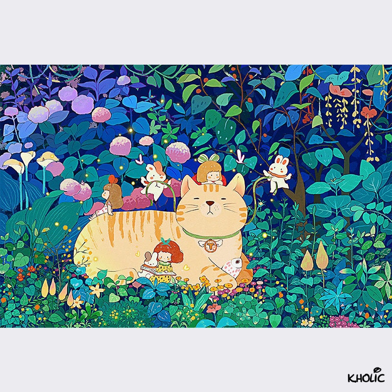 Bộ Đồ Chơi Ghép Hình 200/300/500/1000 Mảnh Hình Chú Thỏ Hoạt Hình