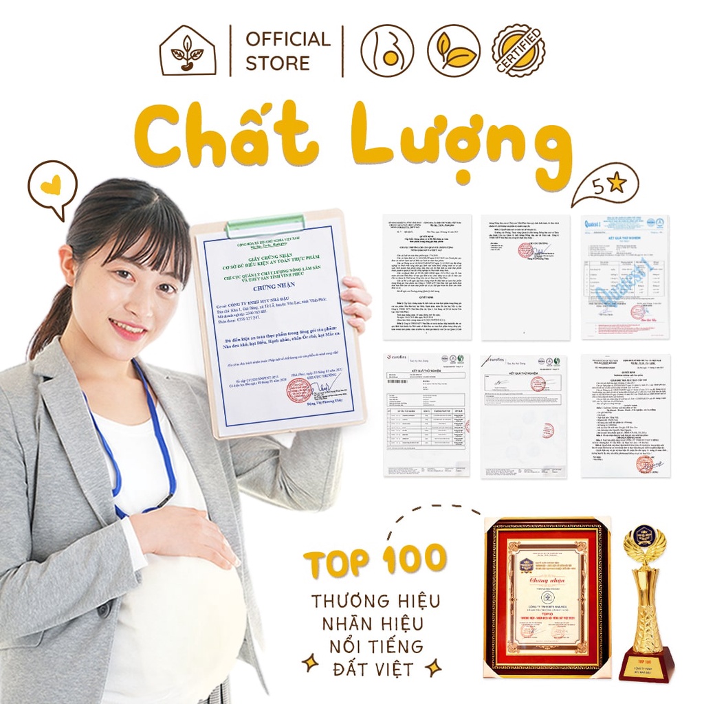 Ngũ cốc dinh dưỡng, ngũ cốc bầu lợi sữa bổ sung dưỡng chất thiết yếu từ 11 hạt cho thai kỳ dạng túi/hũ 250g | Nhà Đậu