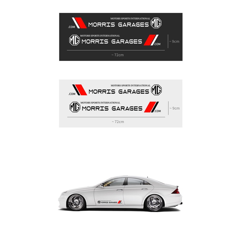 Set 2 Miếng Dán Logo MG GS TF ZR ZS ES HS EZS MG 6 MG3 MG5 MG7 Chuyên Dụng Cho Xe Hơi