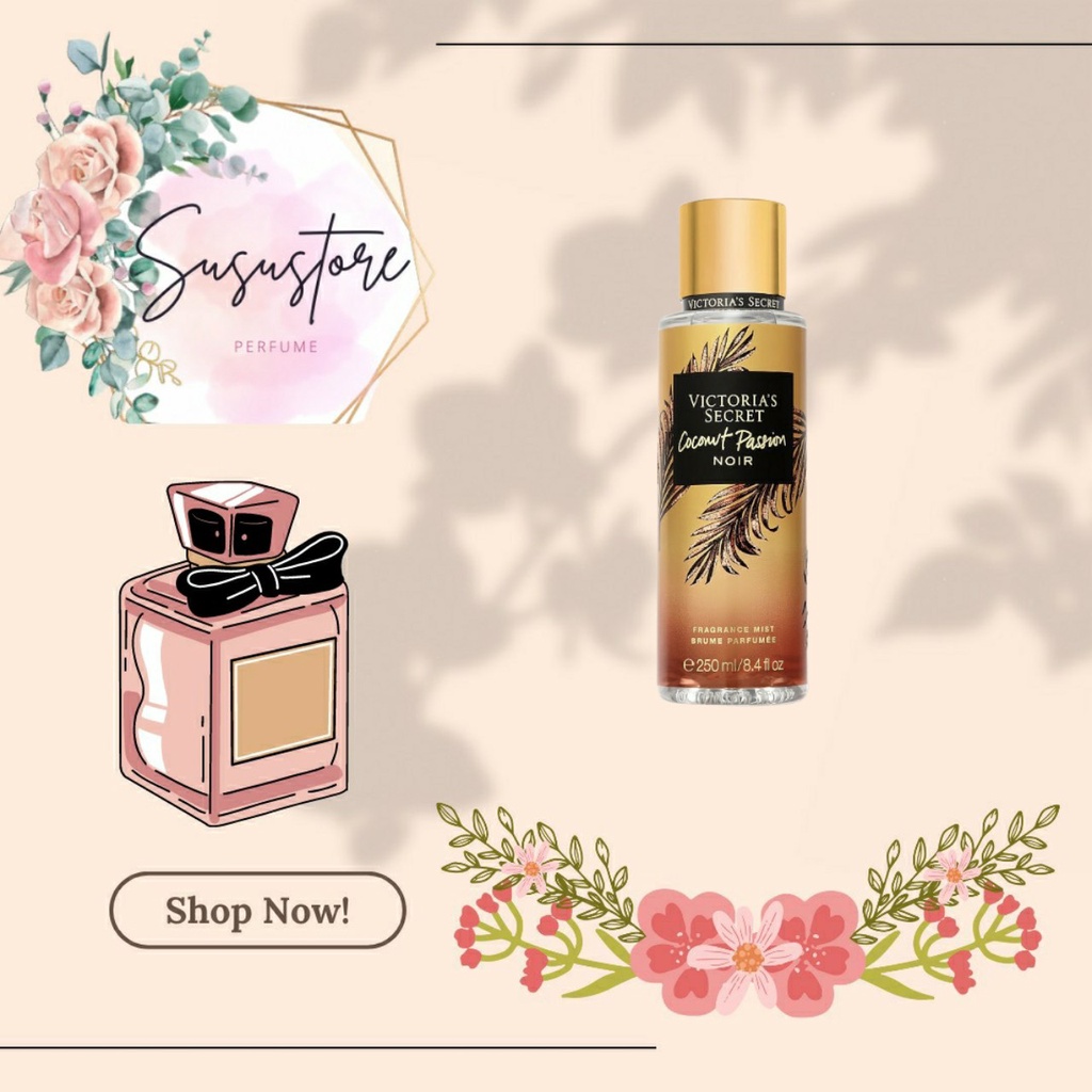 (Susustore) Xịt Thơm Body Victoria’s Secret Coconut Passion Noir
