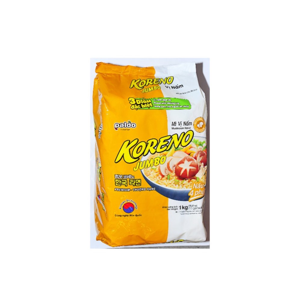 Mì Jumbo Koreno Túi 10 Gói x 100g