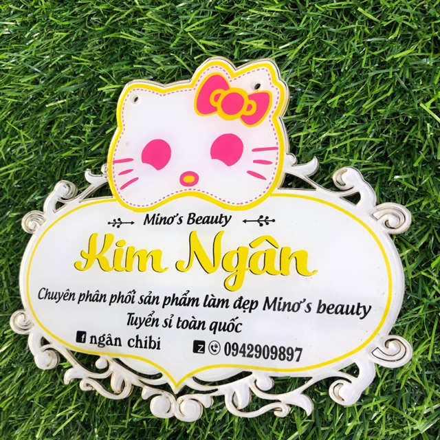 Bảng hiệu hình con mèo hello kitty