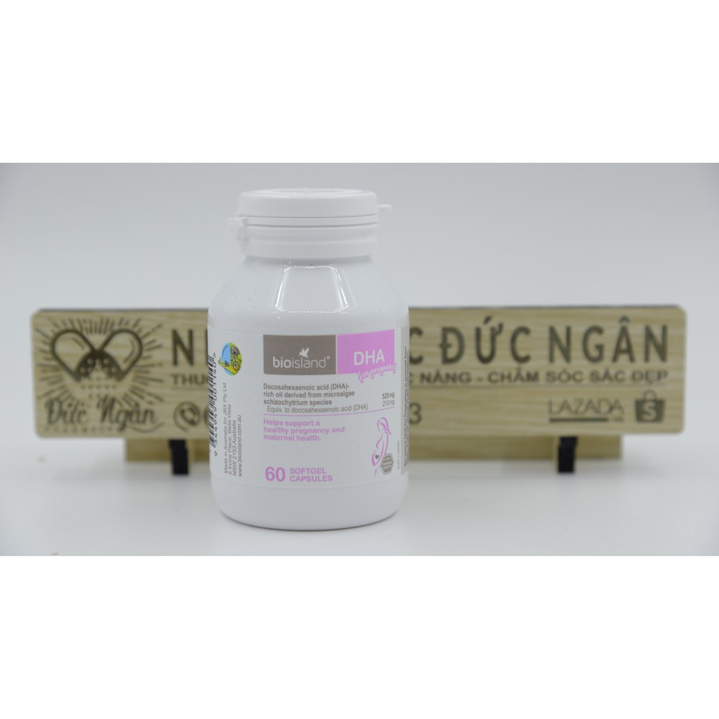 DHA BioIsland Pregnancy [Úc] DHA cho bà bầu - 60 Viên