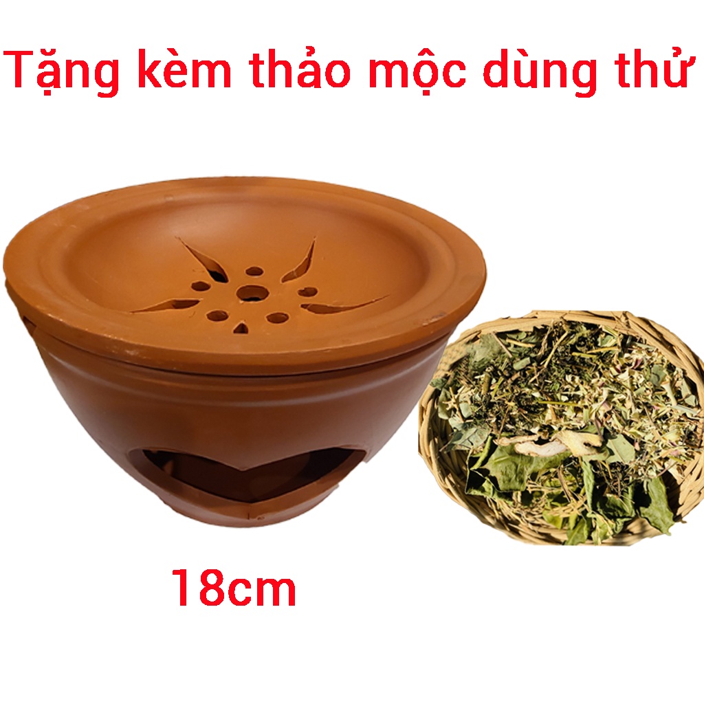 {TẶNG THẢO MỘC} Bếp xông đốt bồ kết các loại Song An Eco (Tặng kèm 30gr lá mix các loại)