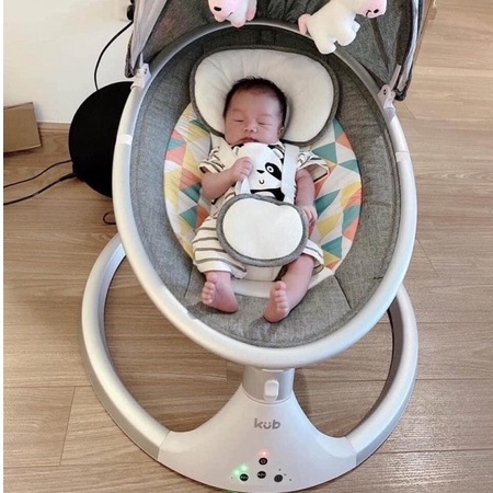 Nôi điện KUB, nôi điện BABY SWING KUB để võng cho bé có điều khiển từ xa