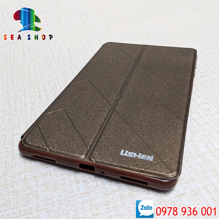 Bao da SamSung Tab A 10.1 inch SM-T515 T550 -Thiết kế trẻ trung có ngăn cài thẻ- Nắp gập 2 mặt - hiệu Lishen