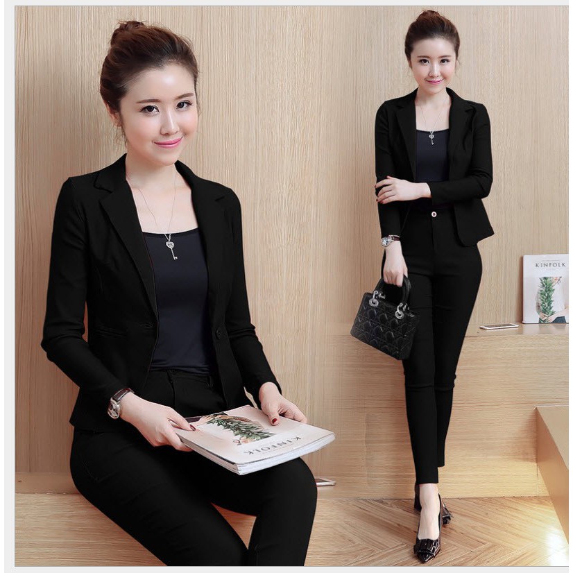 Bộ vest công sở thời trang Hàn QUốc L12GS1371