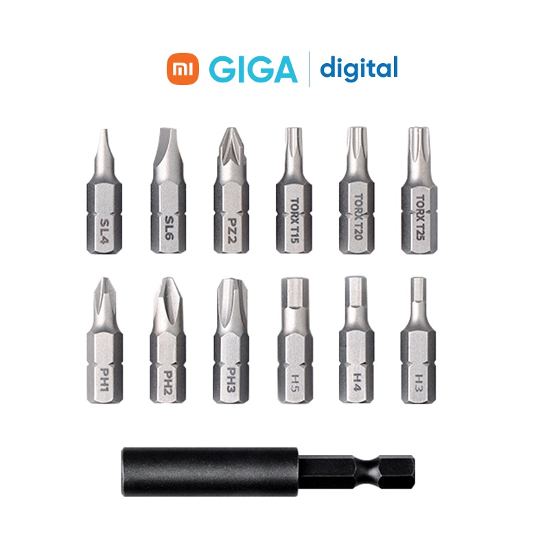 Máy bắn vít điện cầm tay Xiaomi Mijia không dây tiện lợi kèm 12 đầu vít cao cấp