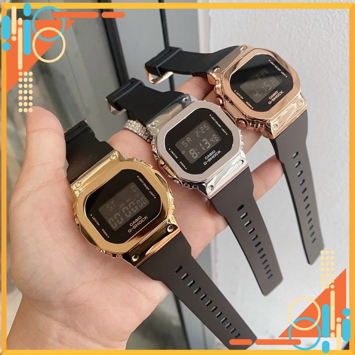 Đồng Hồ Casio Nam Nữ S5600 ⚡ Ảnh Thật ⚡ Viền Thép Dáng Thể Thao thon gọn, trẻ trung, siêu bền, siêu đẹp