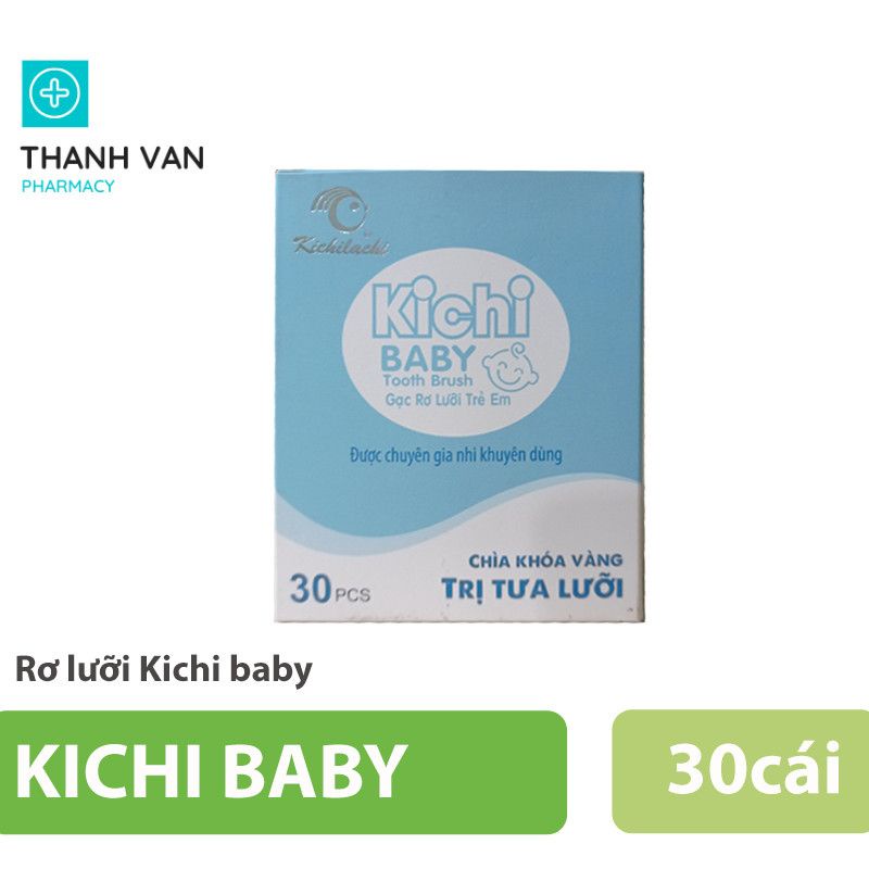 Gạc rơ lưỡi KICHILACHI - rơ miệng cho bé yêu tiện  dụng
