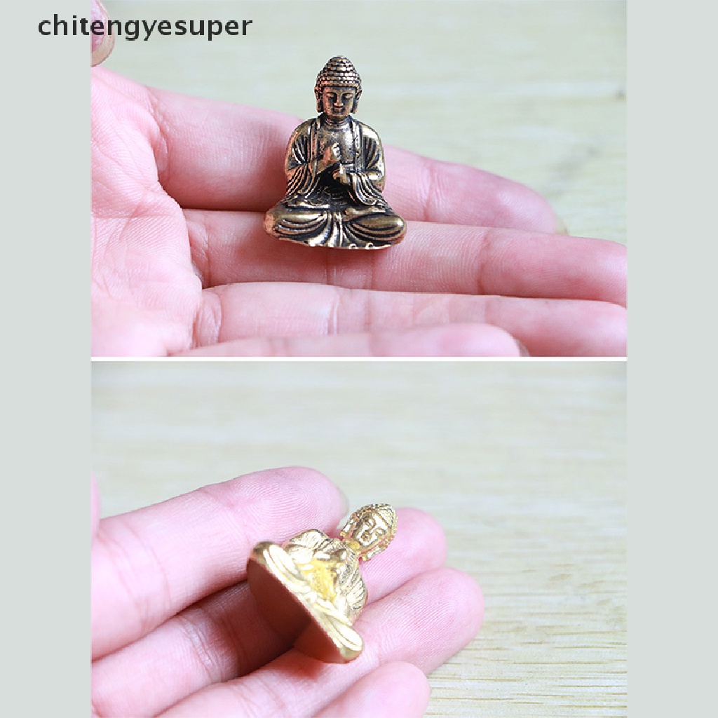 Tượng Phật shakyamuni Mini Bằng Đồng Thau Nguyên Chất Dùng Để Trang Trí