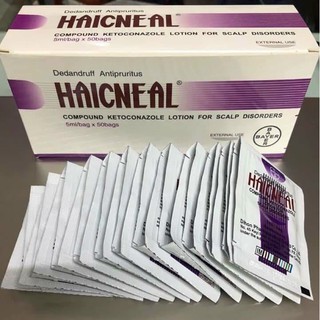 Bộ 10 Gói Dầu Gội Haicneal Hỗ Trợ Nấm Da Đầu Dạng Gói