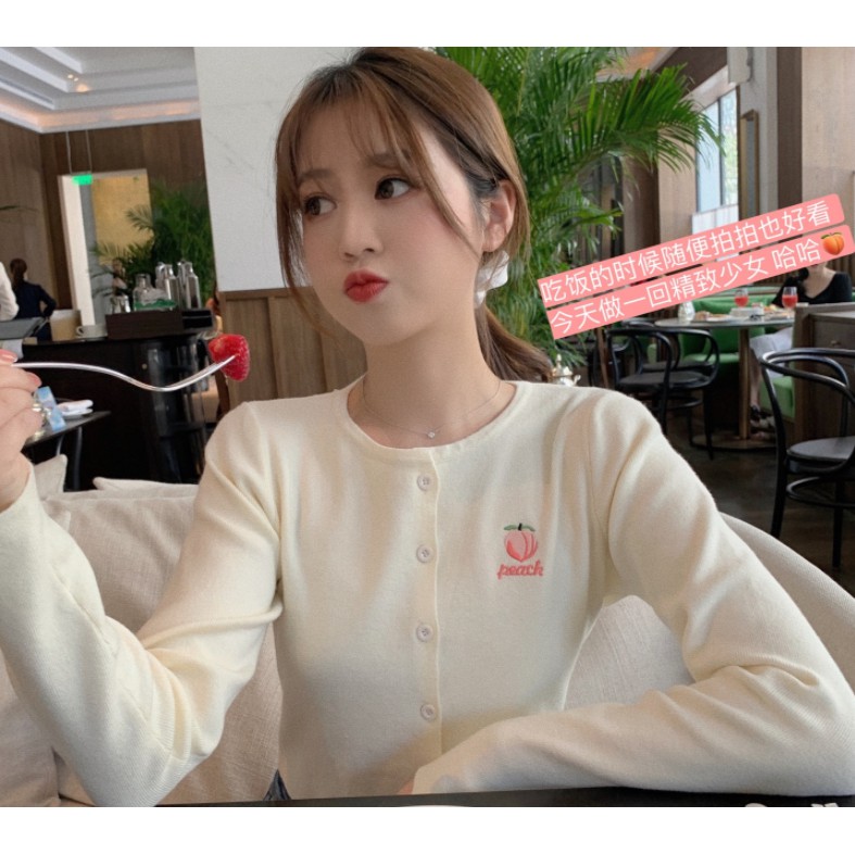 Áo Sweater Dệt Kim Mềm Mại Kiểu Hàn Quốc Thời Trang Cho Nữ 1755