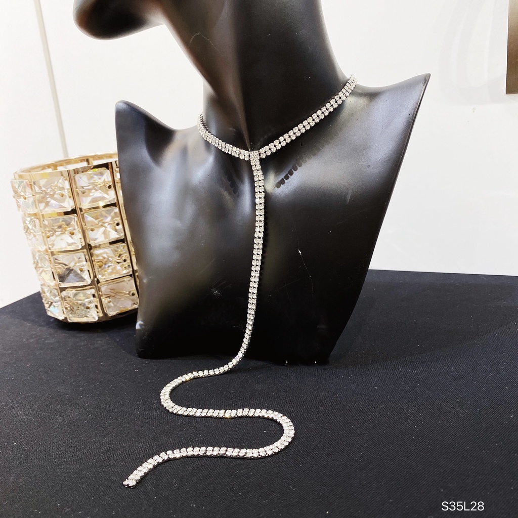 Choker - vòng cổ dính đá nữ cao cấp MS450040