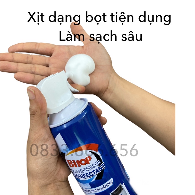 Chai xịt rửa vệ sinh dàn máy lạnh điều hoà - vệ sinh hệ thống làm lạnh ô tô