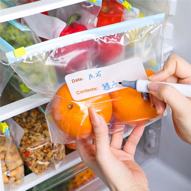 1/10PCS hộp túi zíp zip đựng thực phẩm tái sử dụng nhiều lần trong tủ lạnh