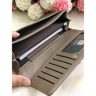 Ví cầm tay nữ - dáng dài L8911 ( sẵn màu nâu, hồng, đen, xanh)