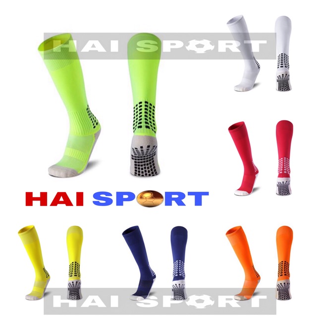 Tất đá bóng chống trơn ( Dài + Ngắn Đủ Màu ) Tất vớ chống trơn thể thao