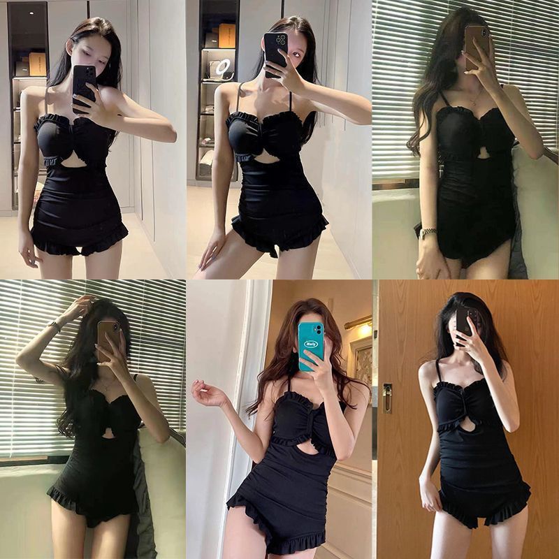 U Gonna S Đồ bơi nữ Với miếng độn ngực 3 Màu Sắc Đơn Giản Dễ Thương Phong Cách Cổ Điển Thanh Lịch Supersoft màu trơn Hot Đàn Hồi | BigBuy360 - bigbuy360.vn