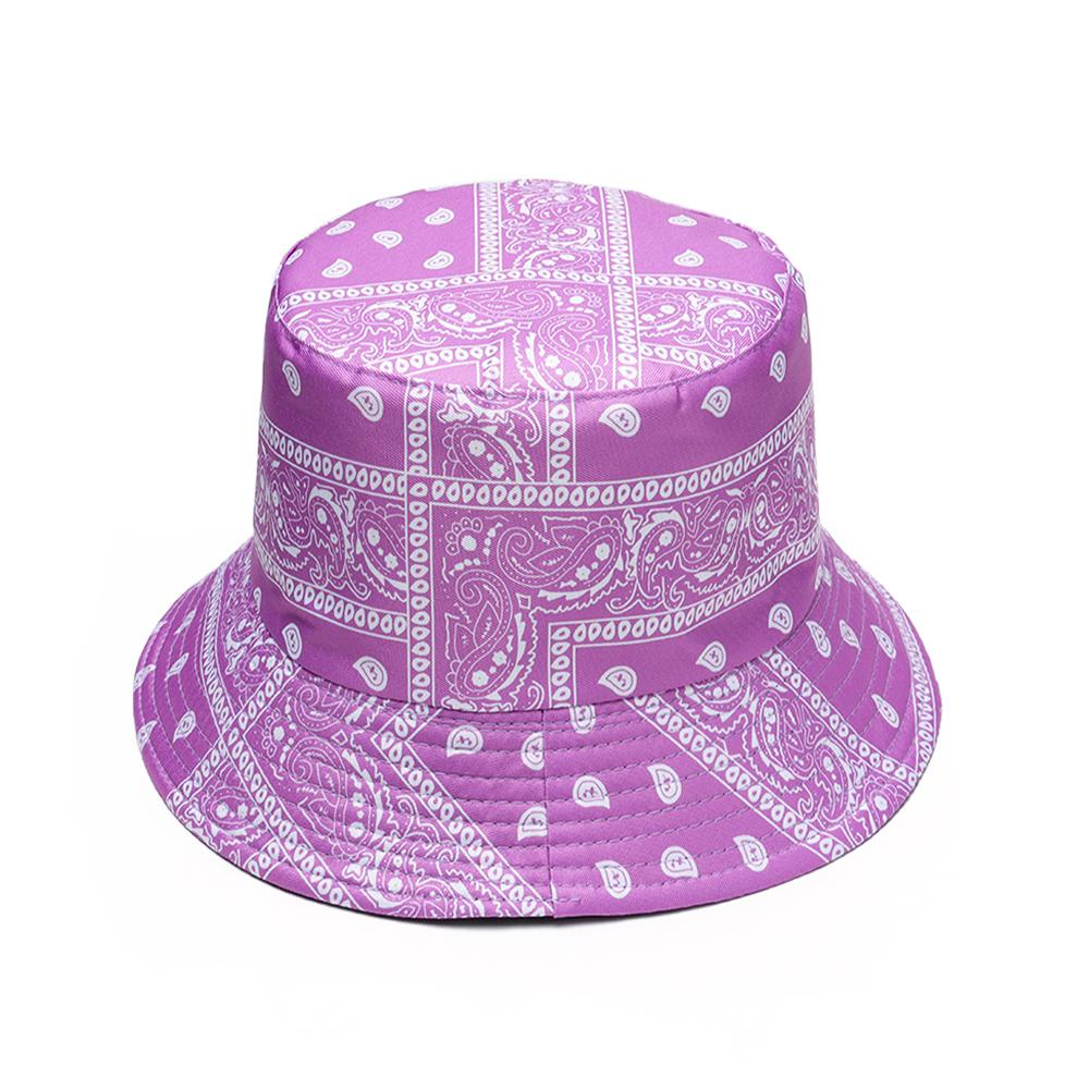 ZAIJIE24 Nón Bucket Hoạ Tiết In Phong Cách Hip Hop