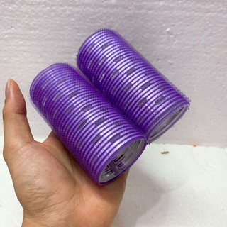 [Mỹ Phẩm Hồng Sơn] (SẴN) 1 Lô cuốn tóc Hàn Quốc lõi 12cm siêu to dài tự dính uốn mái dài cỡ lớn